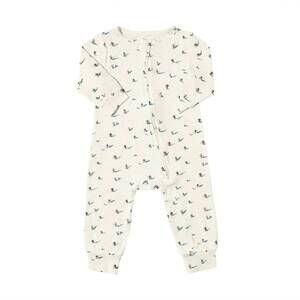NEW TICKETY-BOO kid's holiday skier zipper romper in ivory